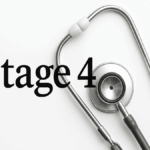 Joe Biden "Stage 4 text overlapping a stethoscope on white background"